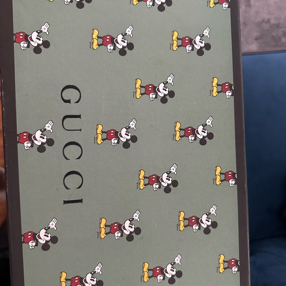 Gucci Brown and Green Sneakers High-Top - Picture 2 of 3